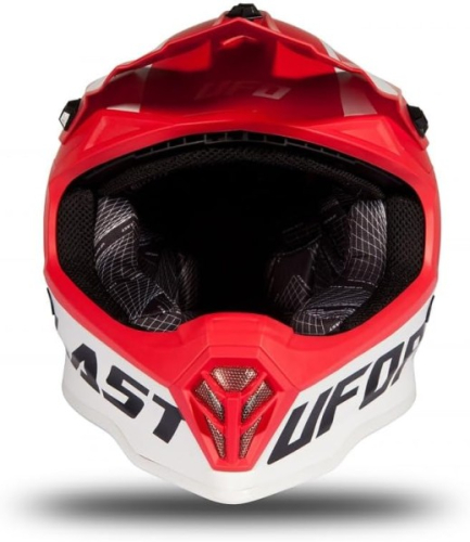 Helm UFO Korey Rot-Weiß-Schwarz für Kinder